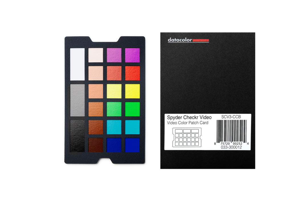 Datacolor Spyder Checkr Video Color Card B