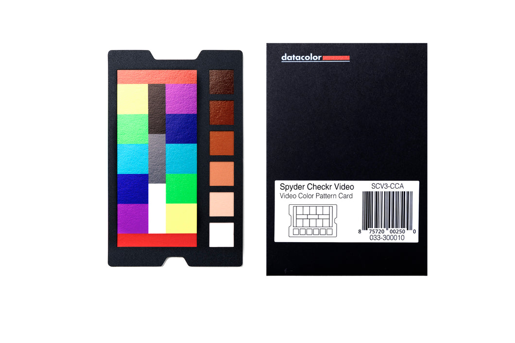 Datacolor Spyder Checkr Video Color Card A