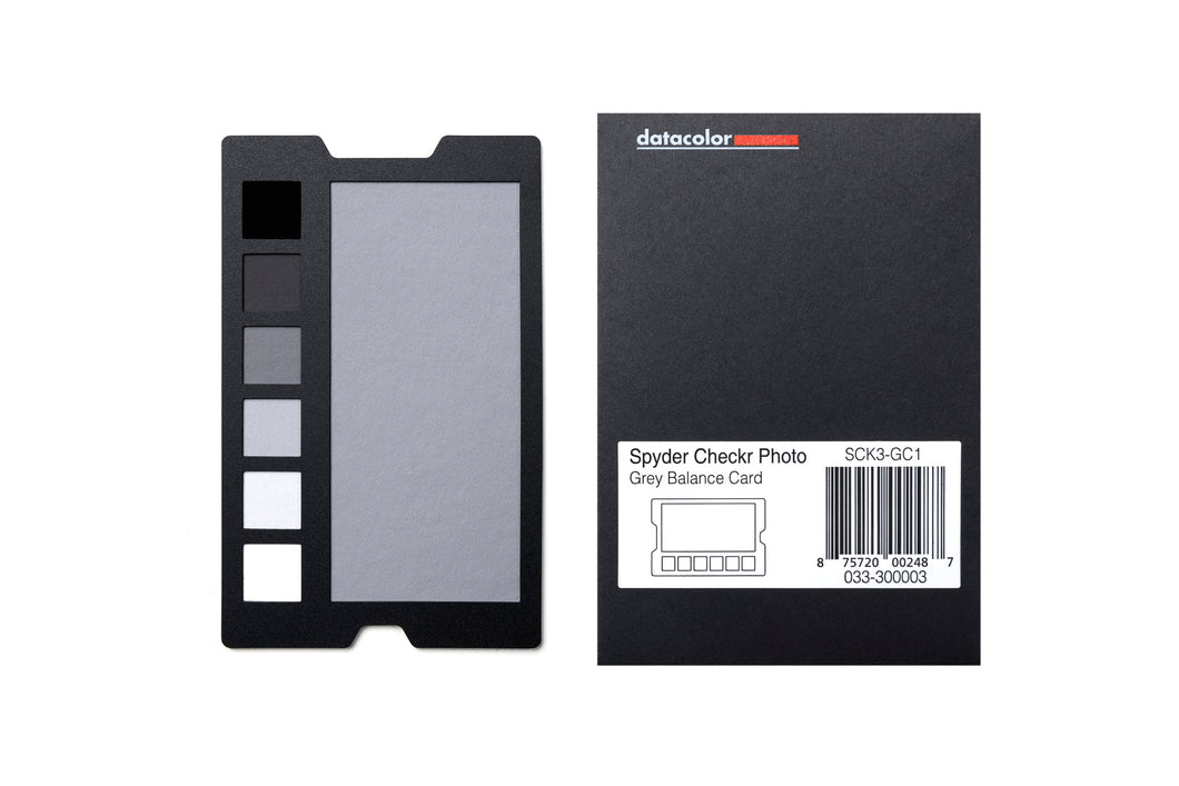 Datacolor Spyder Checkr Photo Grey Balance Card