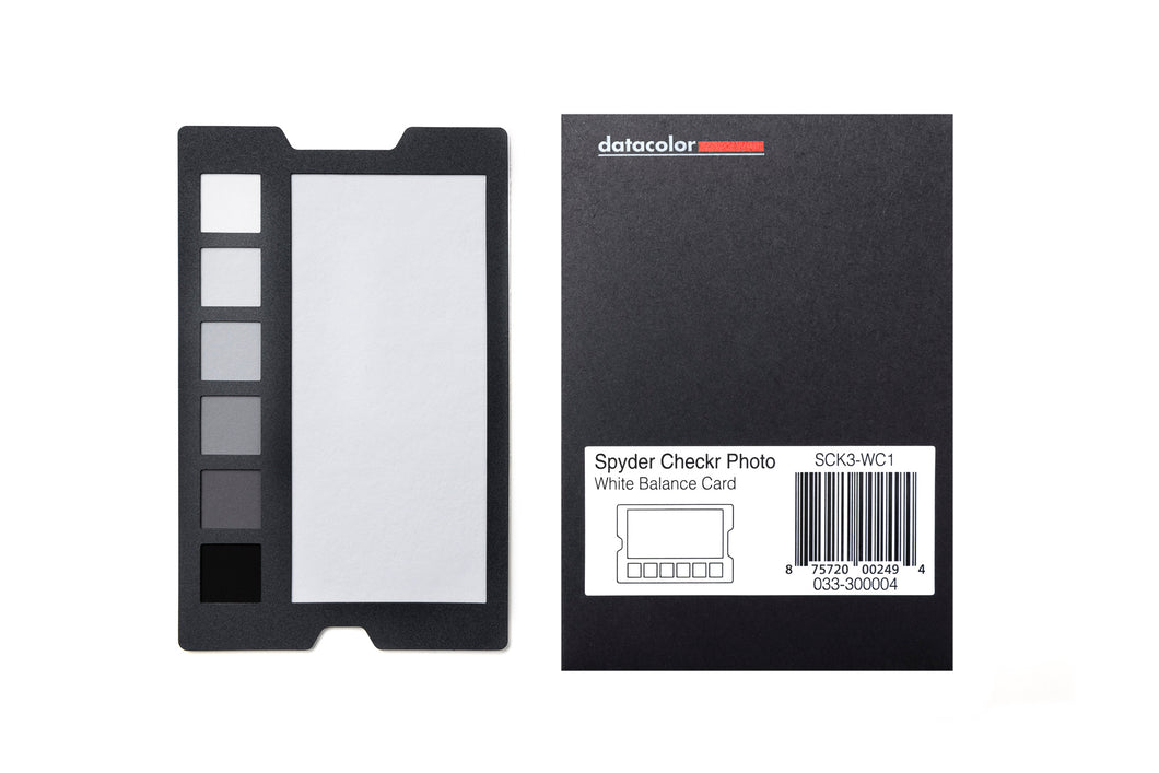 Datacolor Spyder Checkr Photo White Balance Card